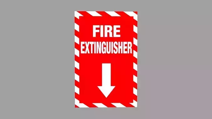 Fire Extinguisher Sign