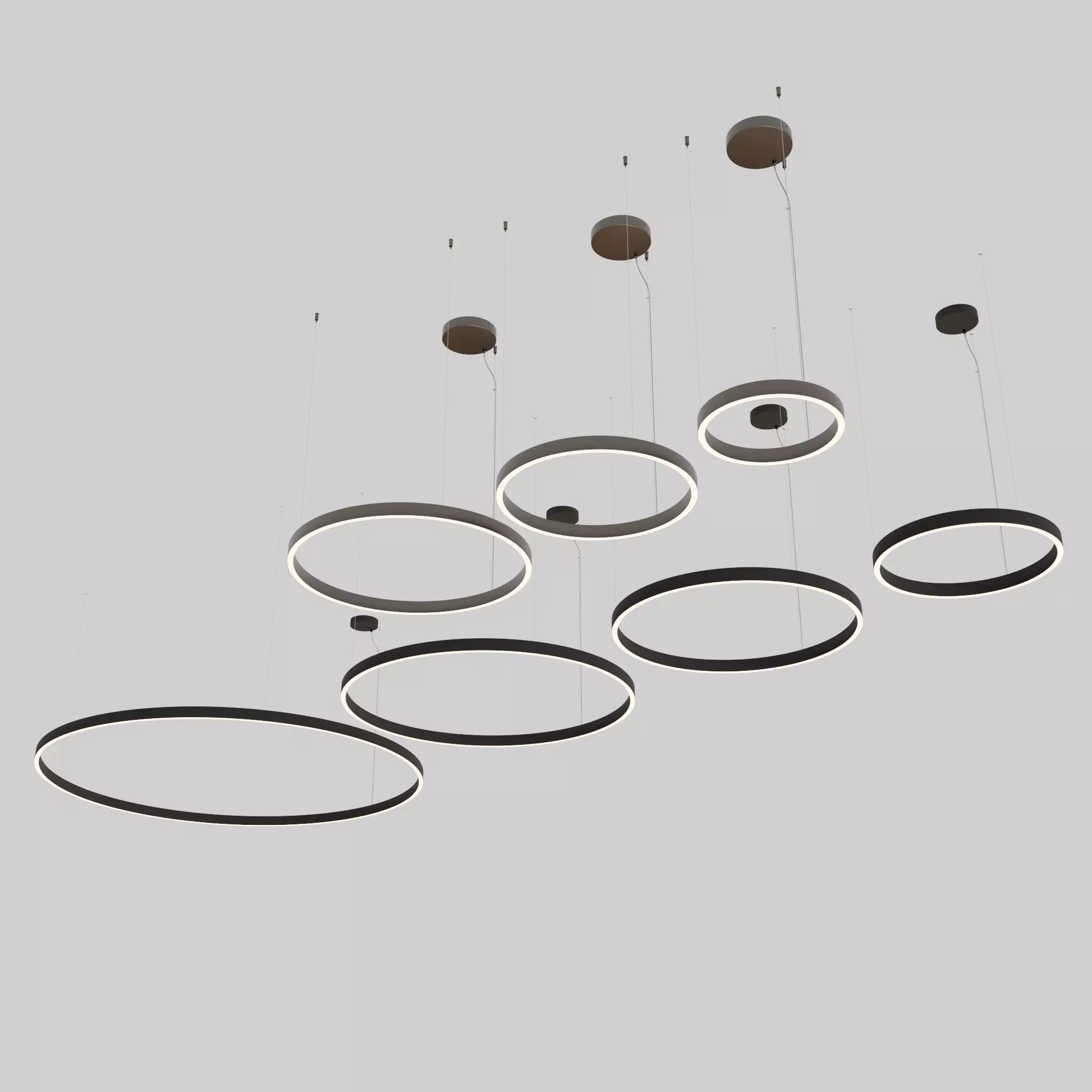 Lightinova Halo Up - Down lamp collection Free 3D model_0