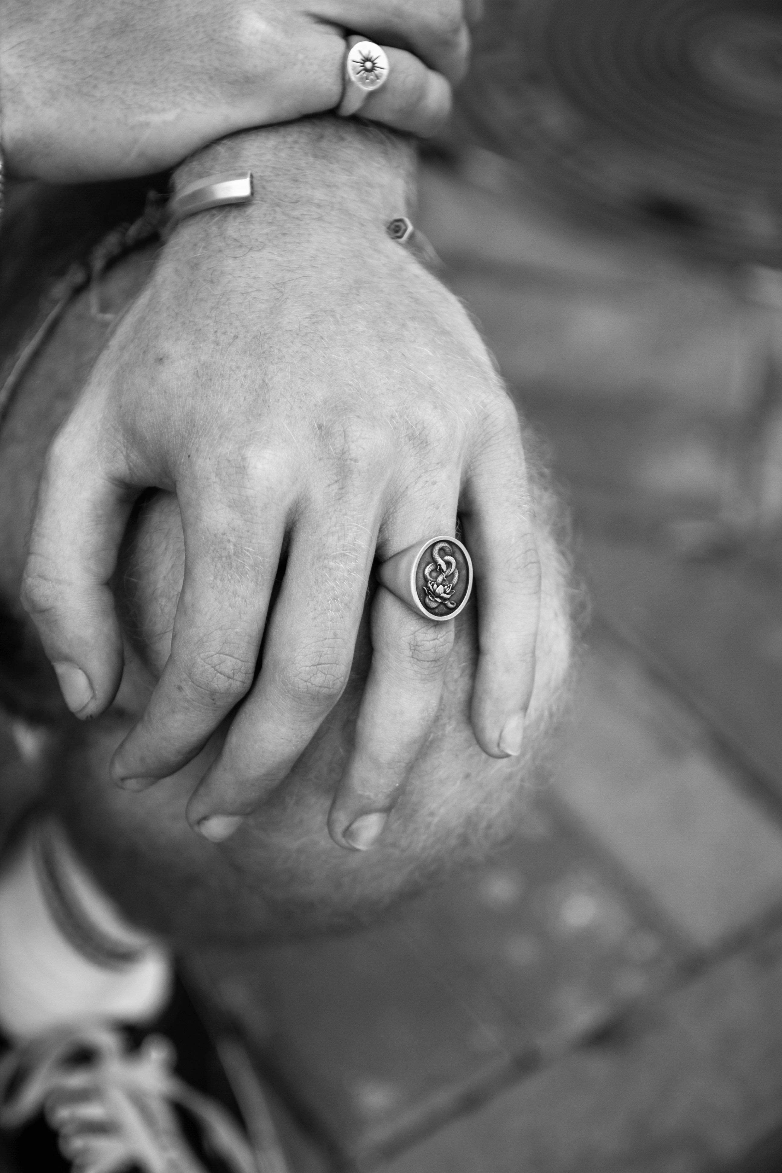 the lutos snake ring  3D print model_3