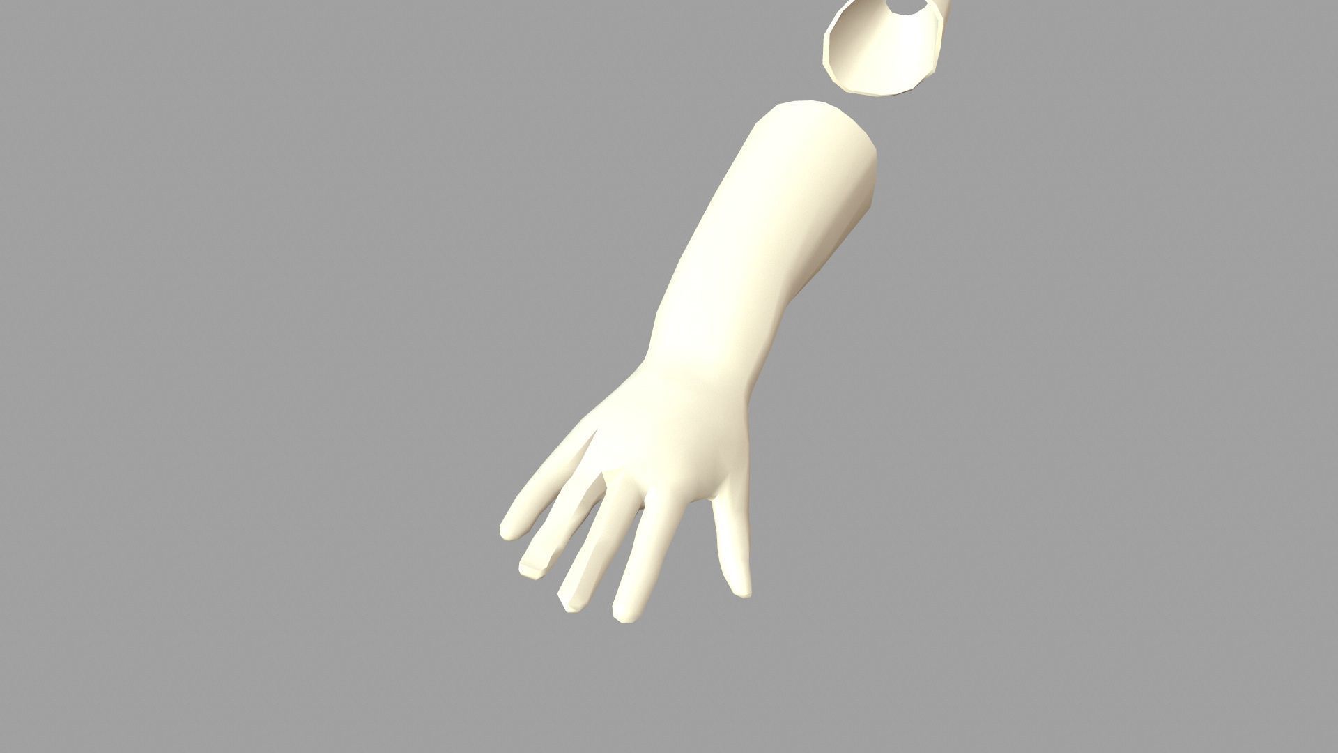Safety Gloves Low-poly 3D model_5