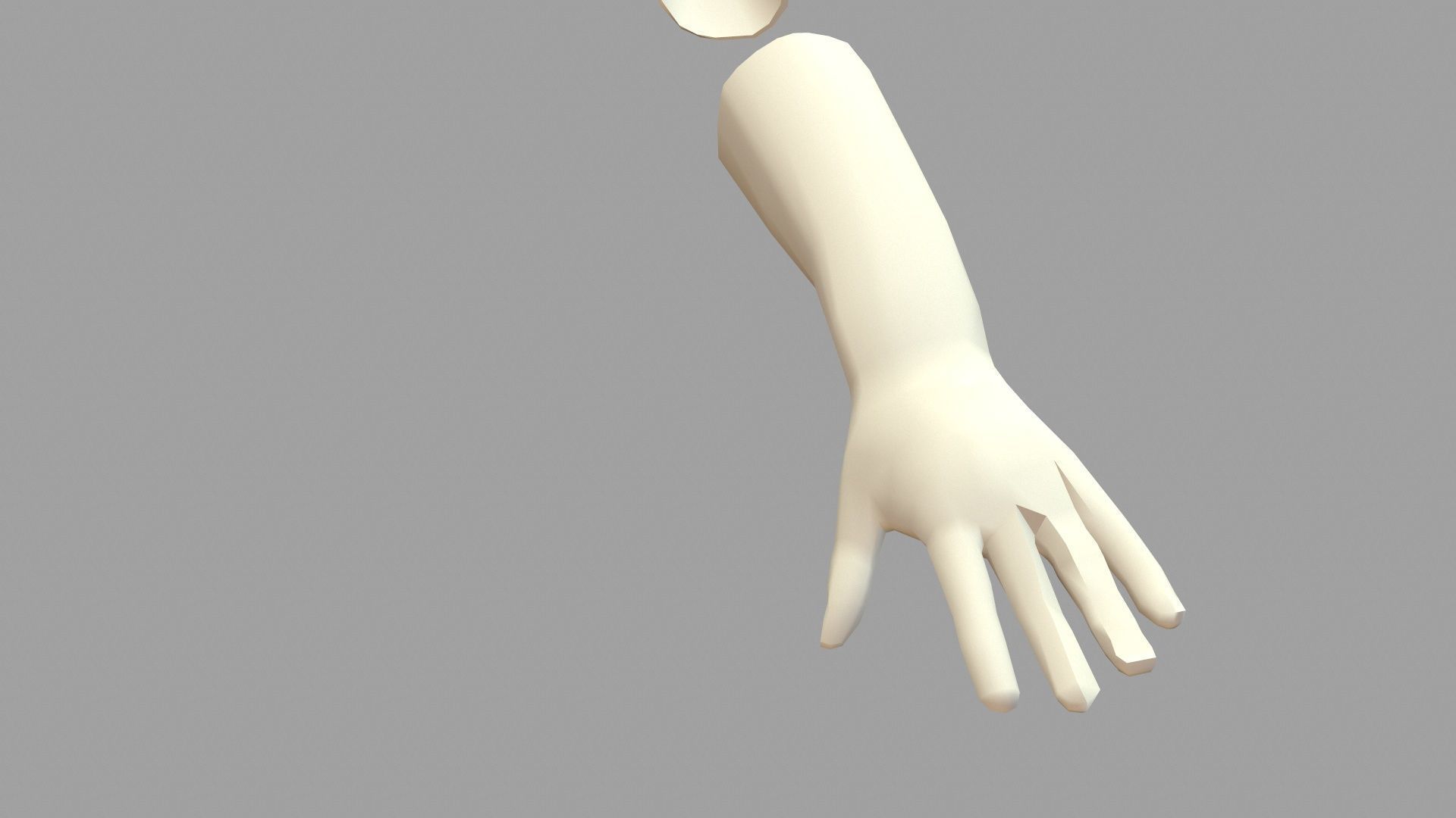 Safety Gloves Low-poly 3D model_4
