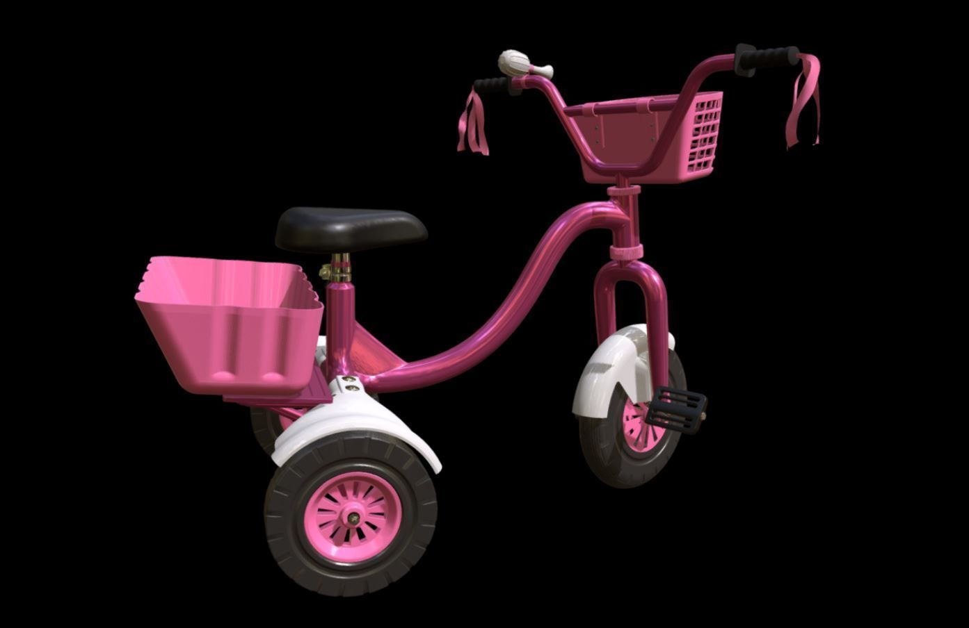 Tricycle 3D model_6