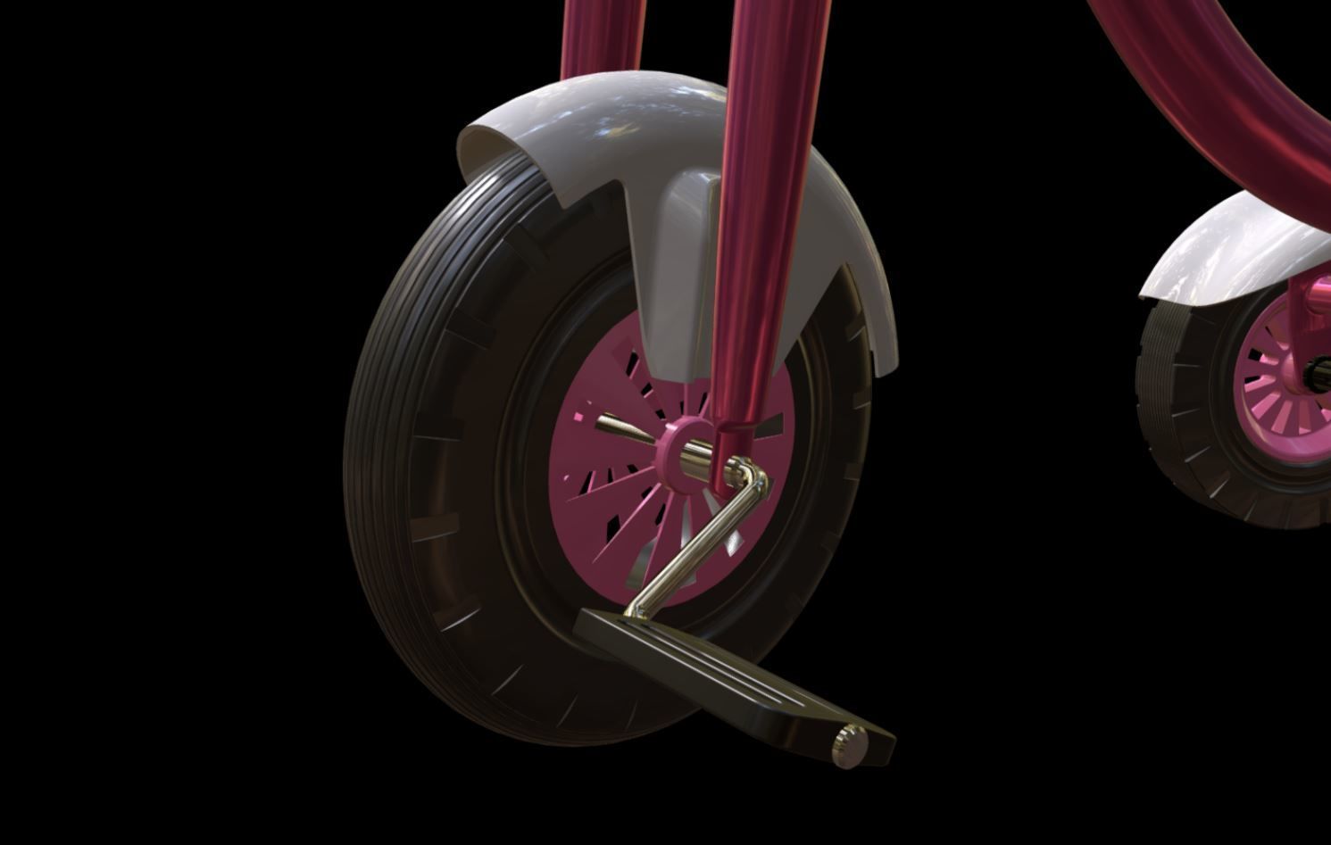 Tricycle 3D model_10