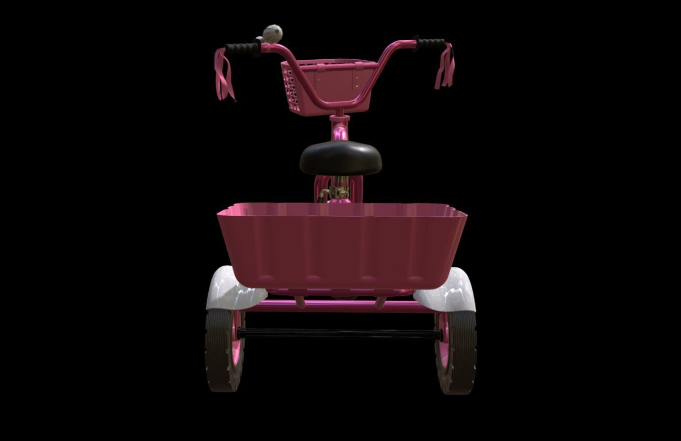 Tricycle 3D model_5