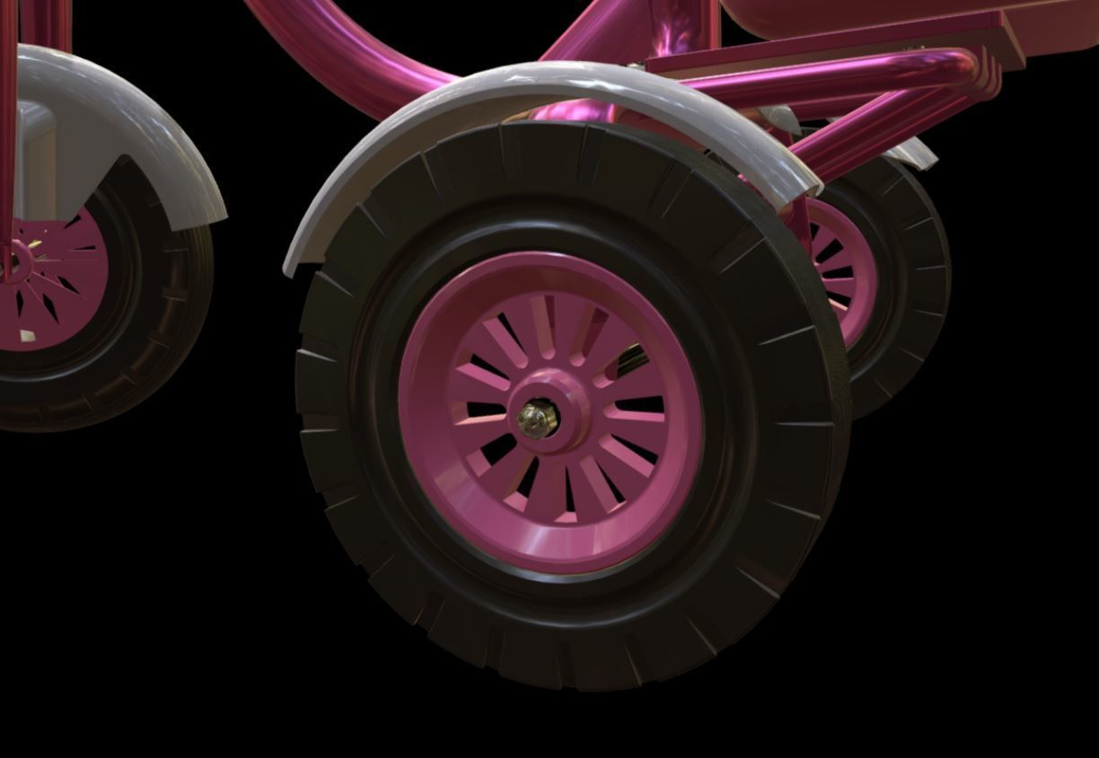 Tricycle 3D model_11