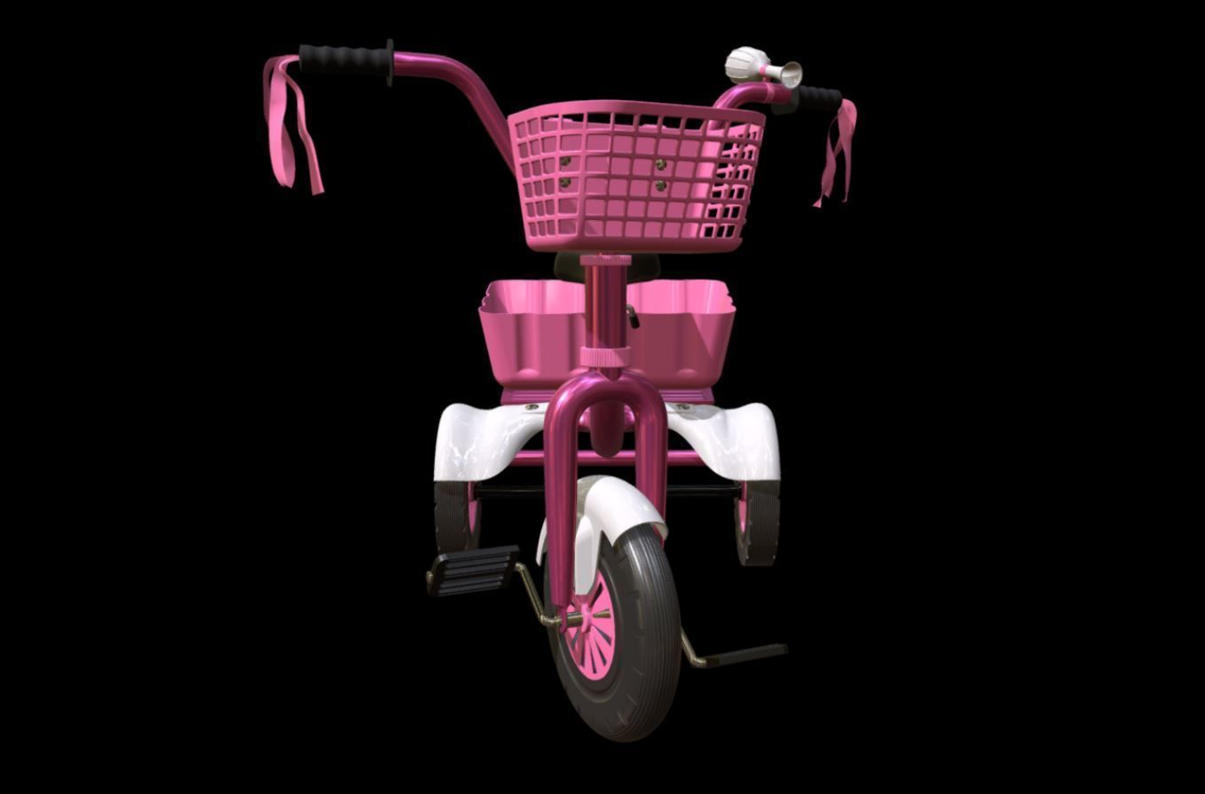 Tricycle 3D model_7