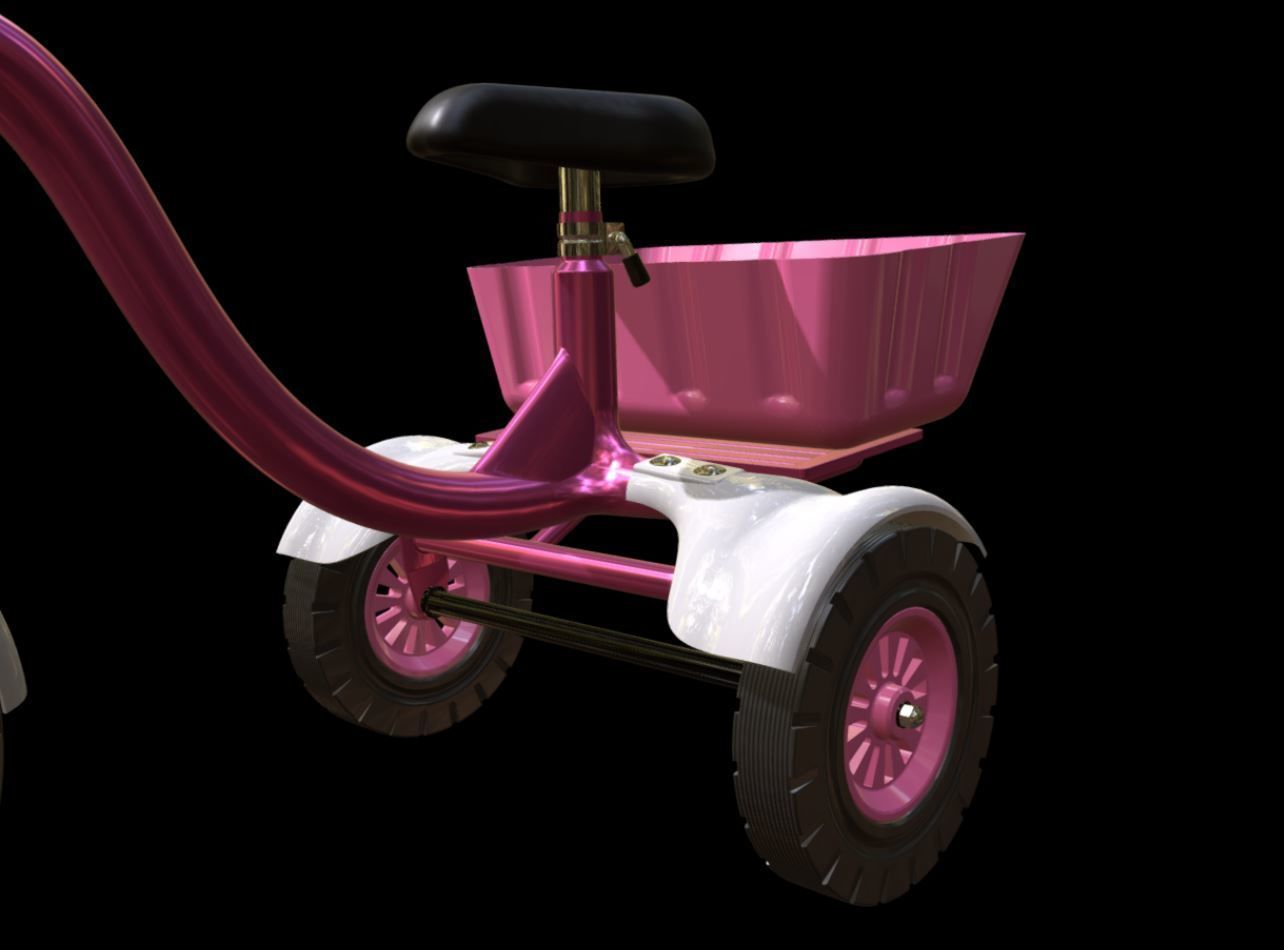 Tricycle 3D model_8