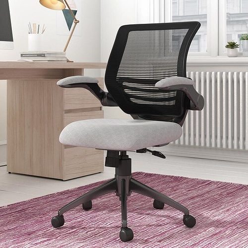 Mid-Back Mesh Office Chair - 2 Colour 3D model