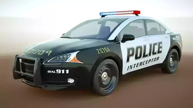 Generic Police Sedan v11