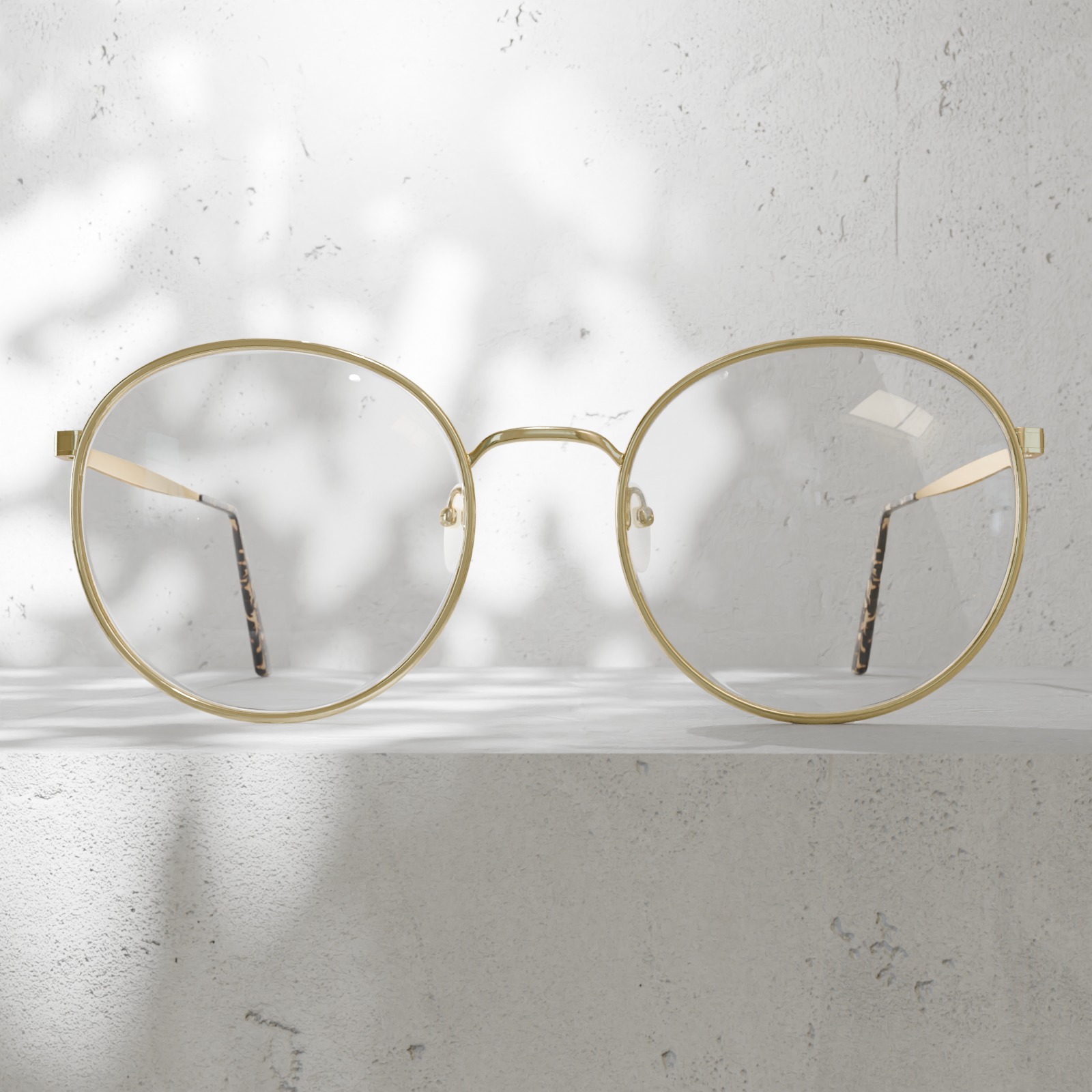 Vintage glasses 3D model_5