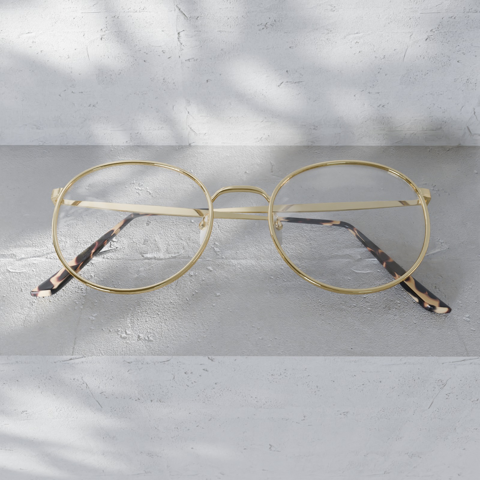 Vintage glasses 3D model_1