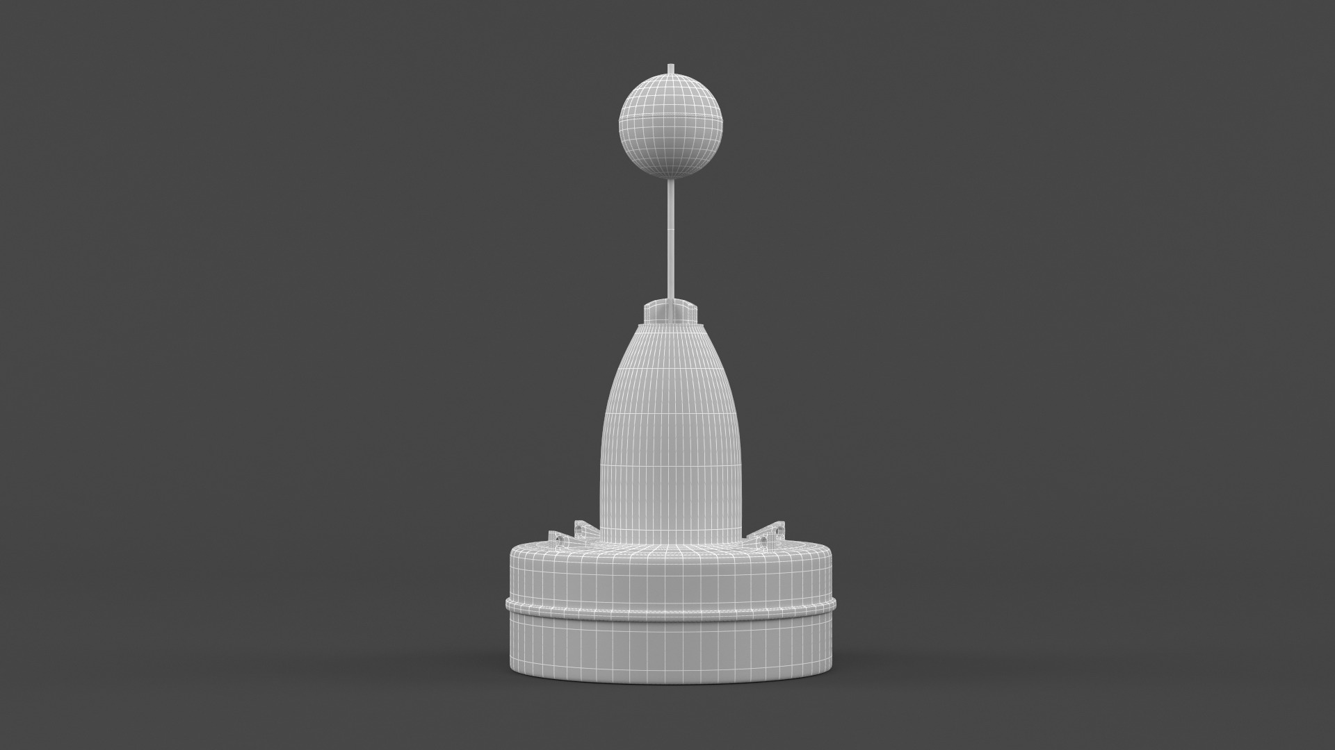 Navigation Buoy Free 3D model_6