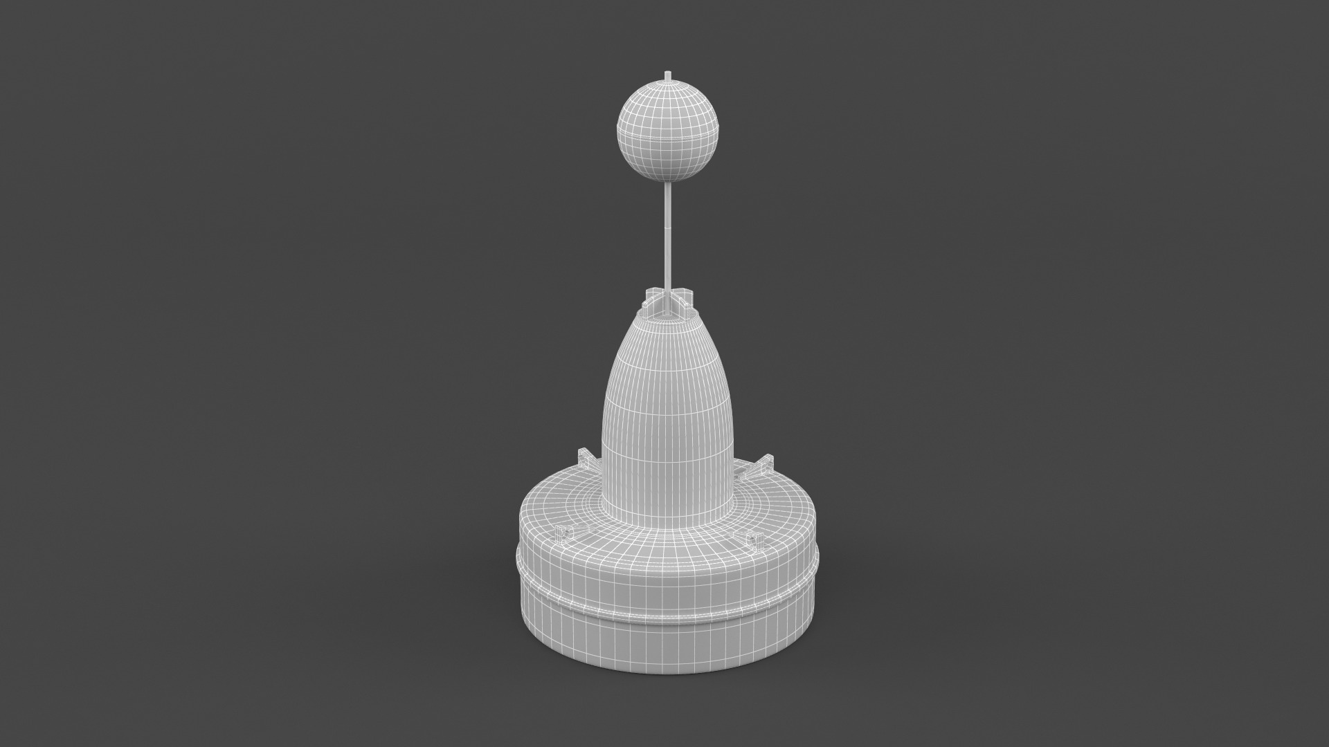 Navigation Buoy Free 3D model_7