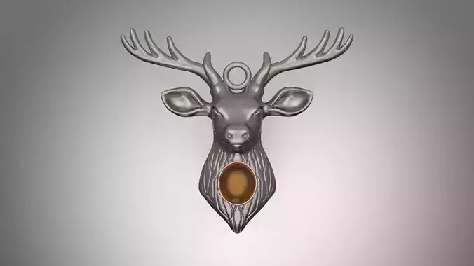   baby deer pendant