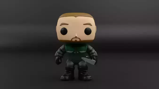 Green Arrow funko pop from the dc universe  3D print model