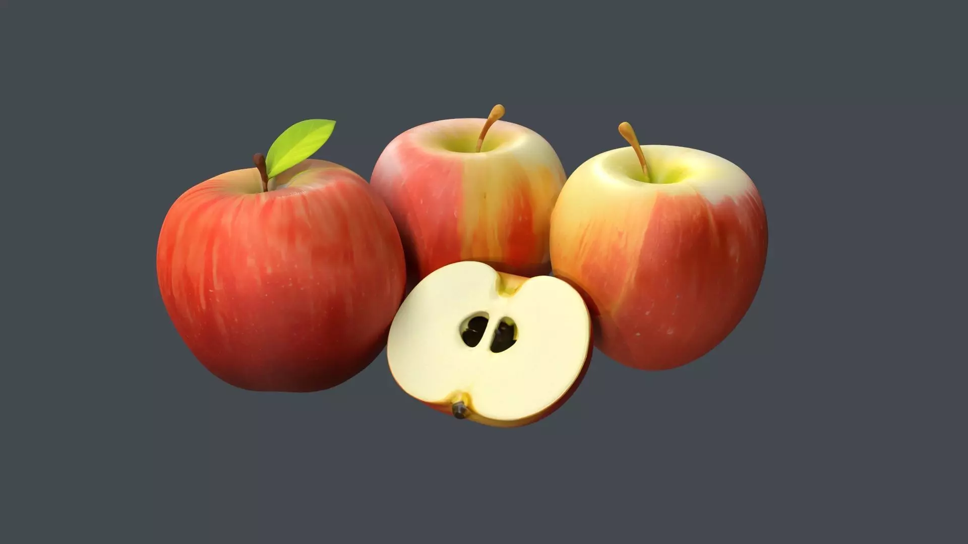 apple 3D model_0