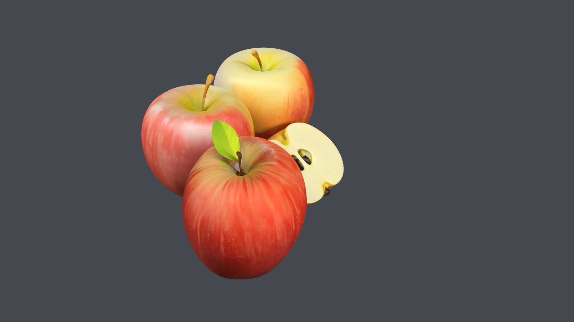 apple 3D model_1