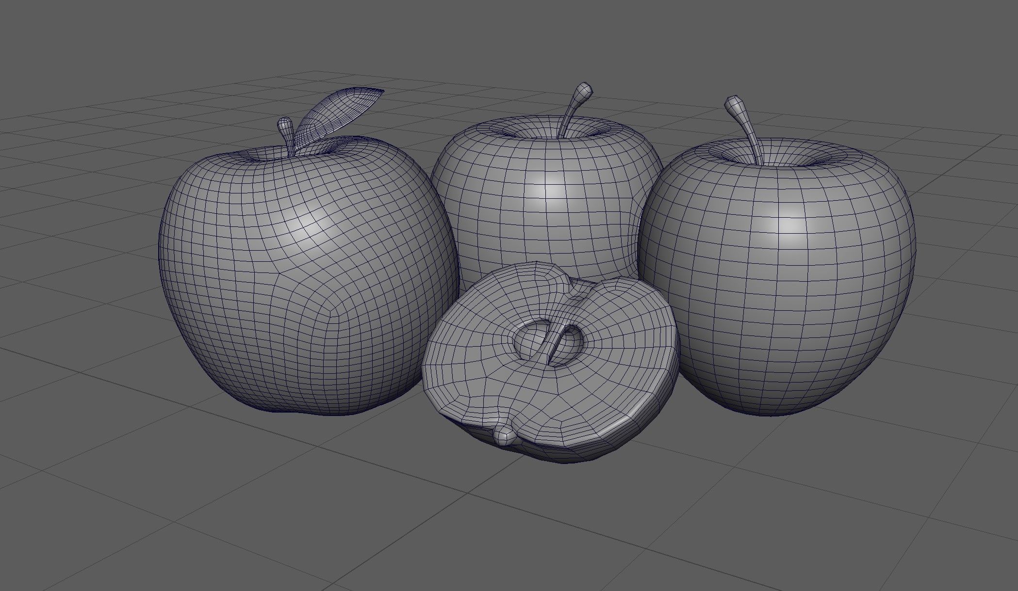 apple 3D model_4