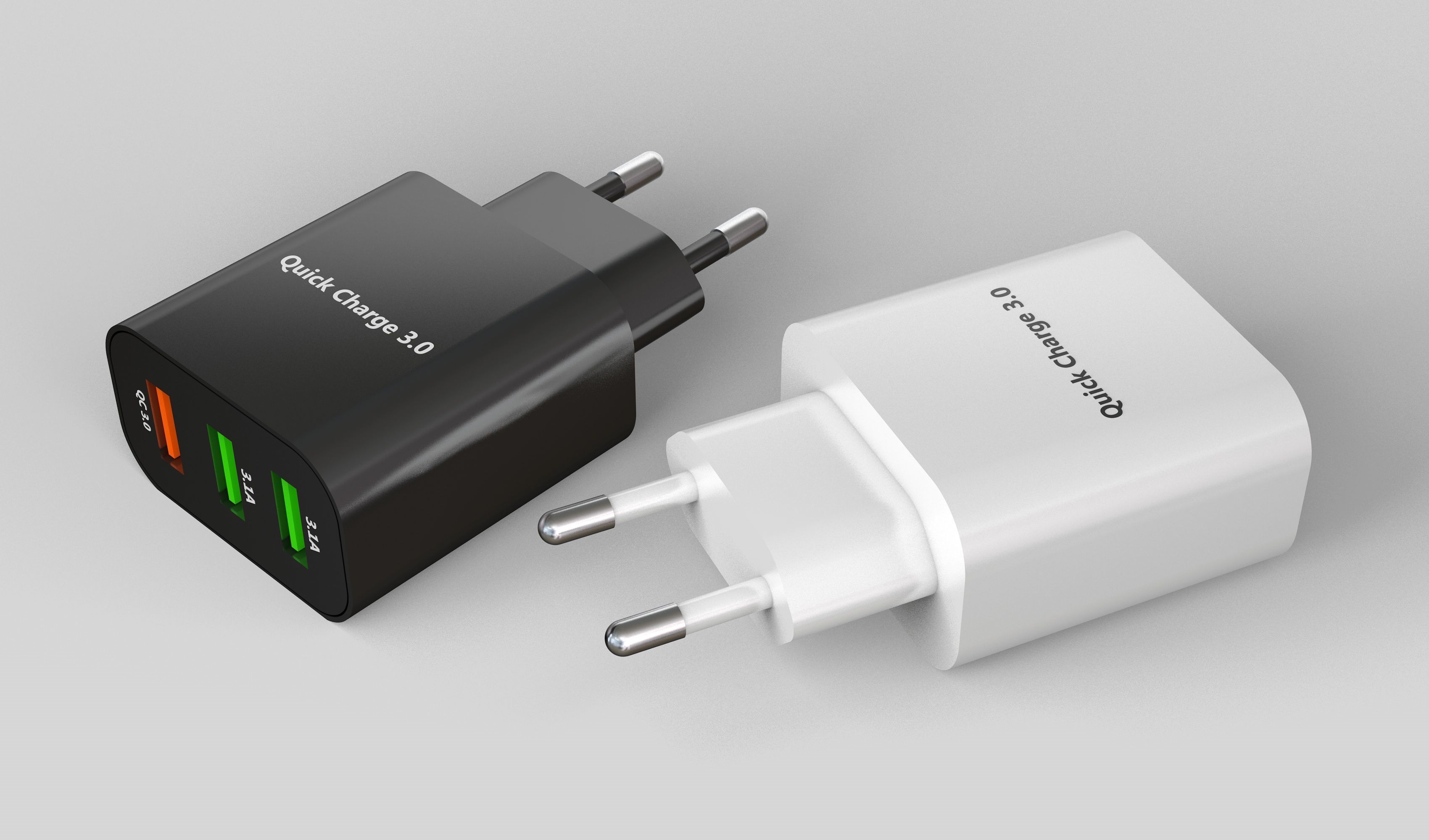 Phone Charger Quick Charge  3D model_4