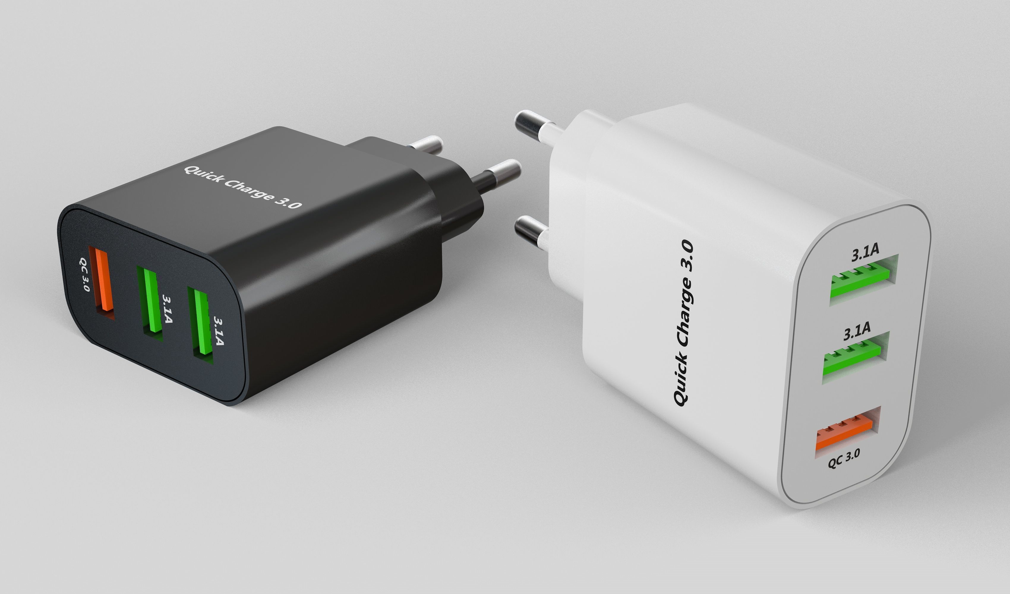 Phone Charger Quick Charge  3D model_3