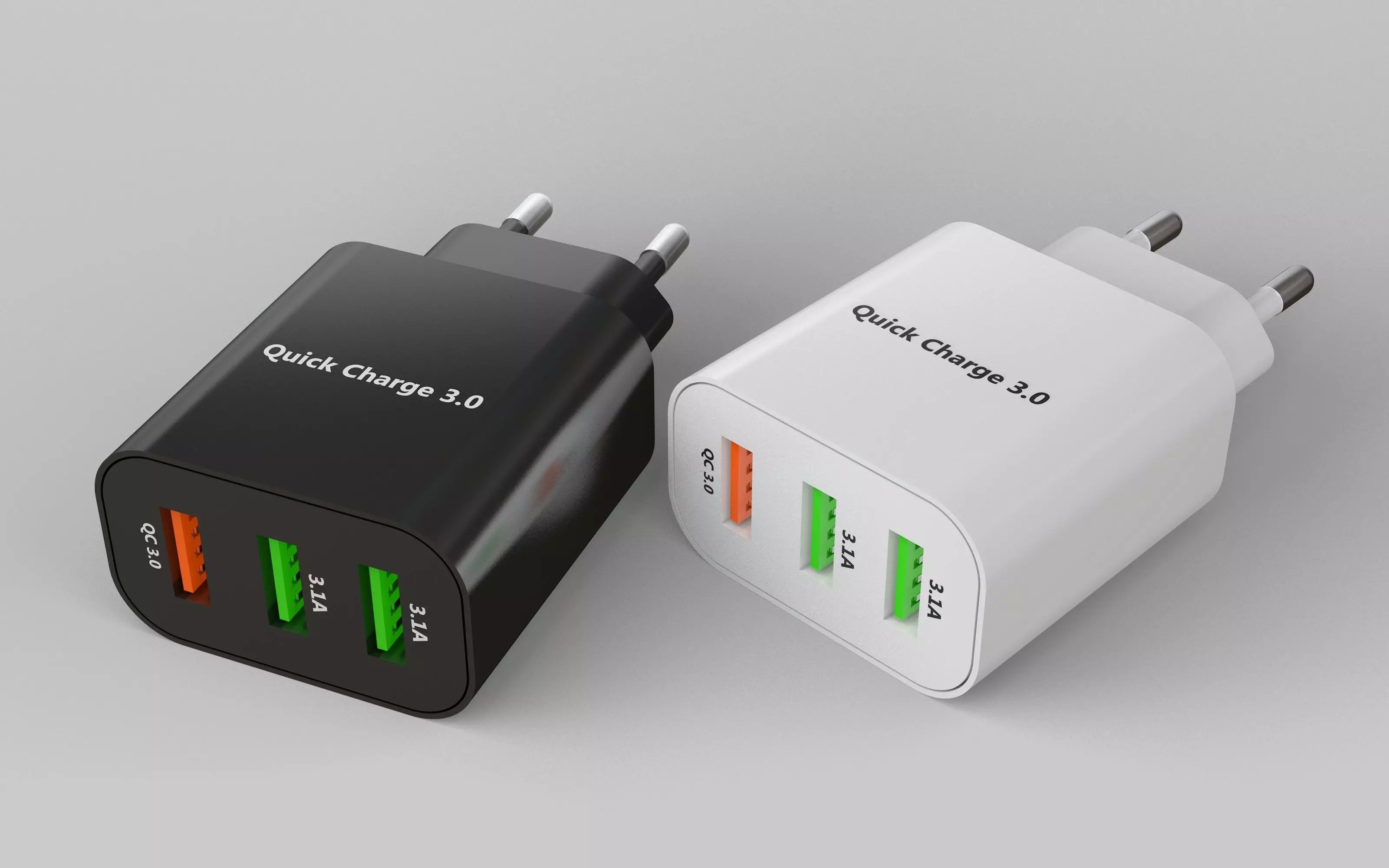 Phone Charger Quick Charge  3D model_0