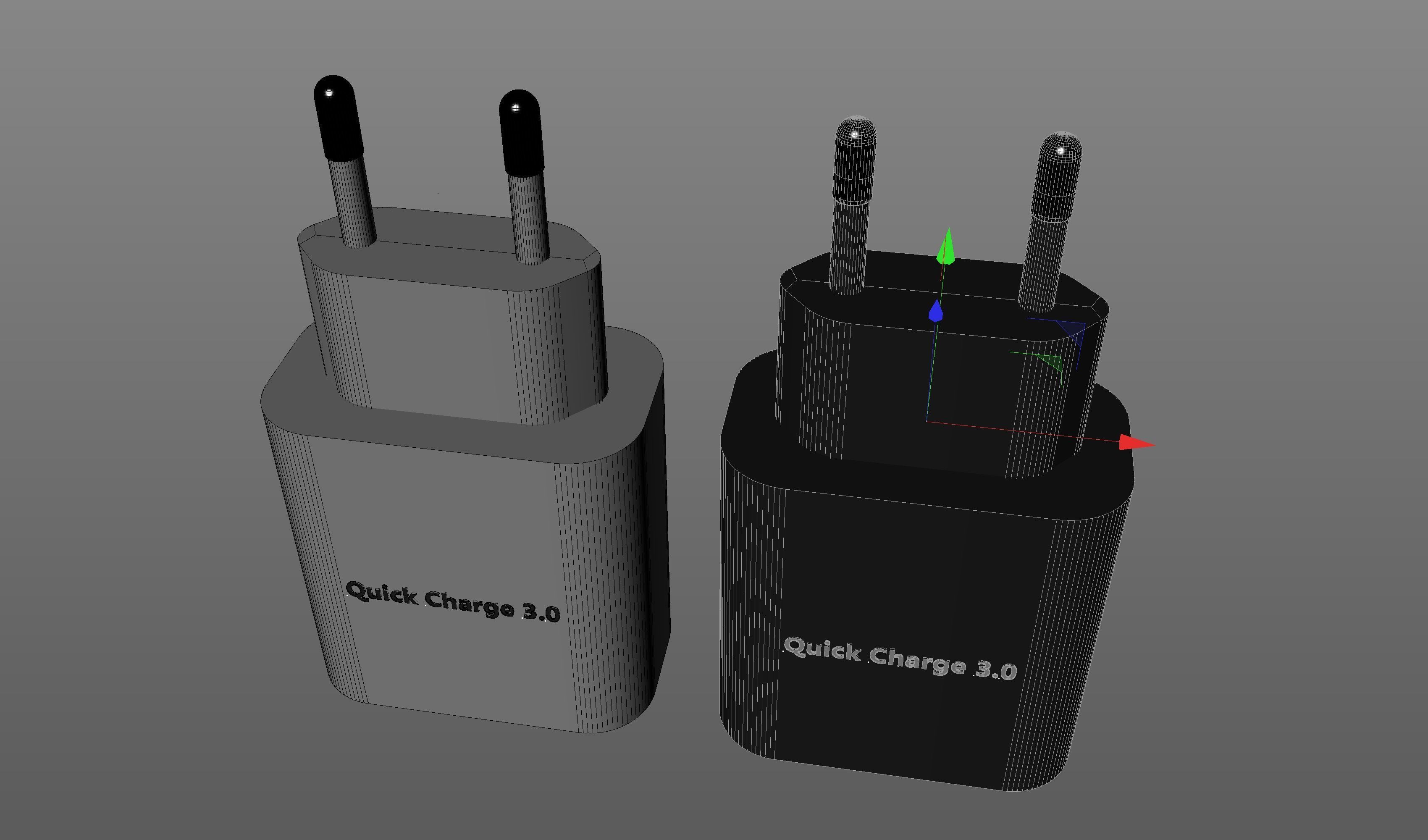 Phone Charger Quick Charge  3D model_5