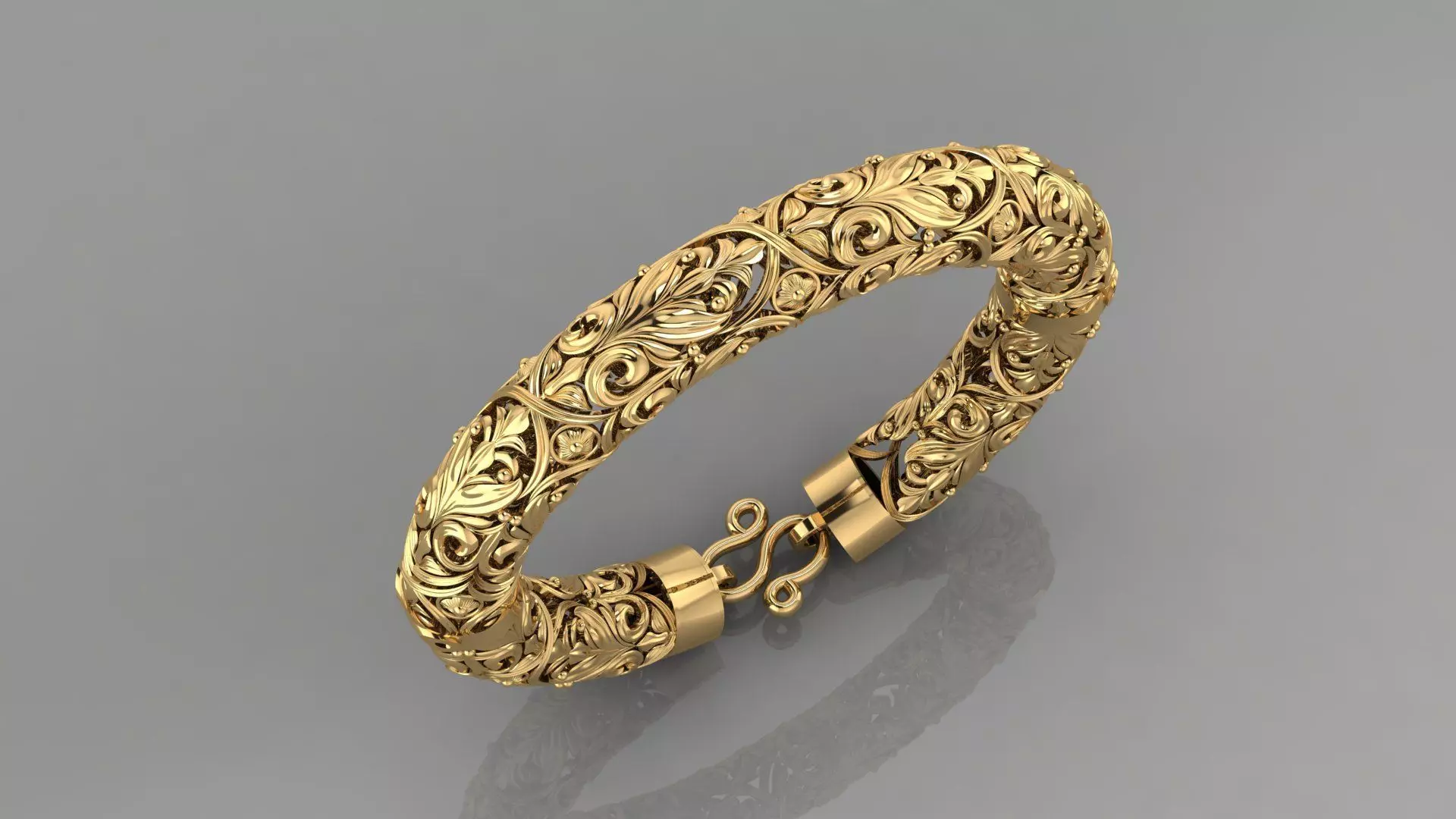 Golds Bangle B12 3D Print model 3D print model_0