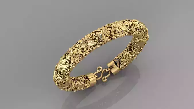 Golds Bangle B12 3D Print model