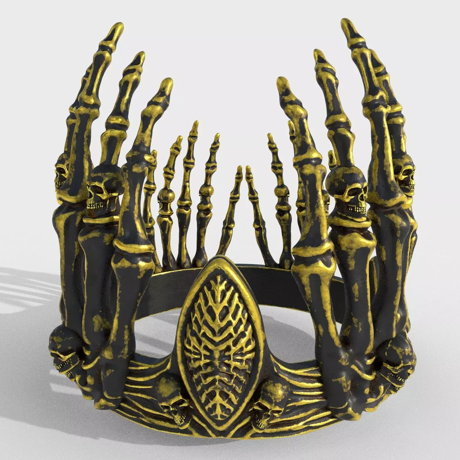 Devil crown 2 3D print model_0
