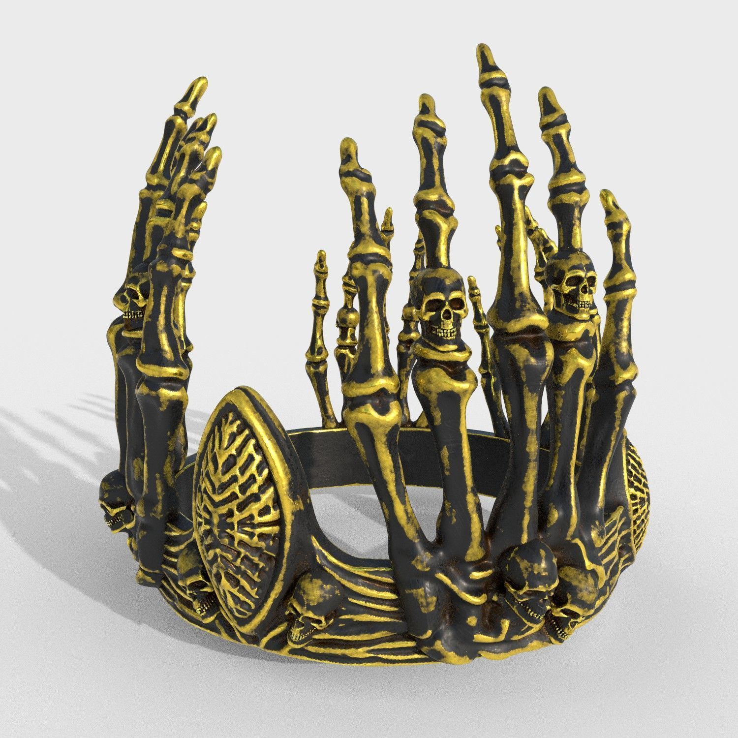 Devil crown 2 3D print model_1