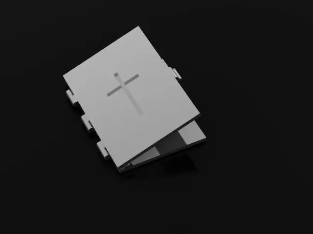 Book neclace 4881 3D print model_0