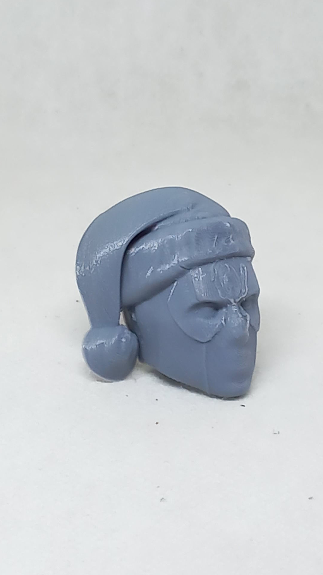 santa Deadpool fridge magnet print in place No Supports 3D print model_12