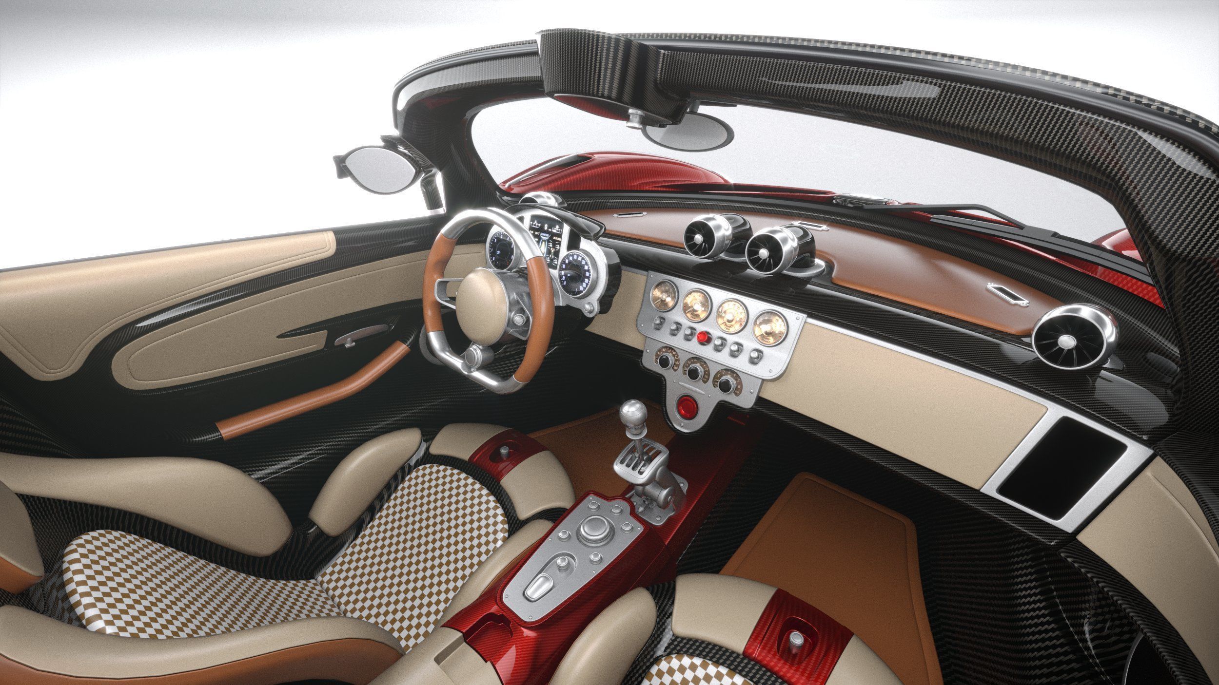Pagani Utopia Roadster 2025 3D model_26