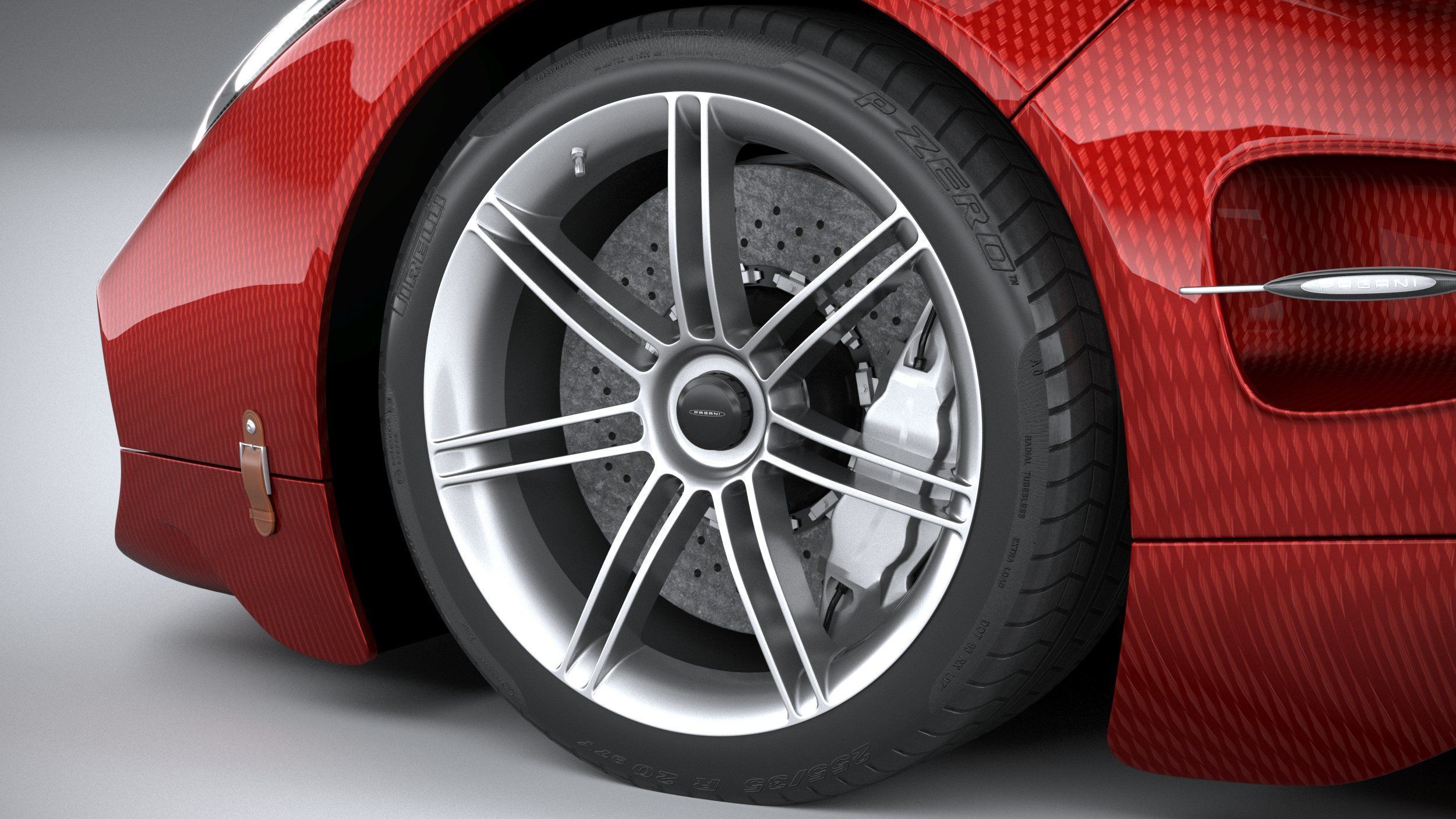 Pagani Utopia Roadster 2025 3D model_16