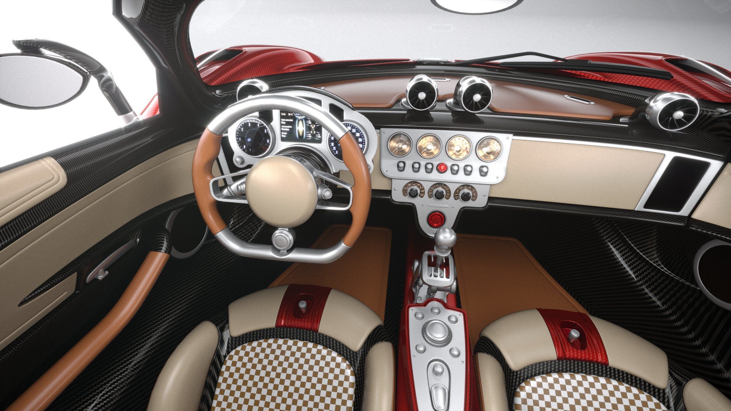 Pagani Utopia Roadster 2025 3D model_27