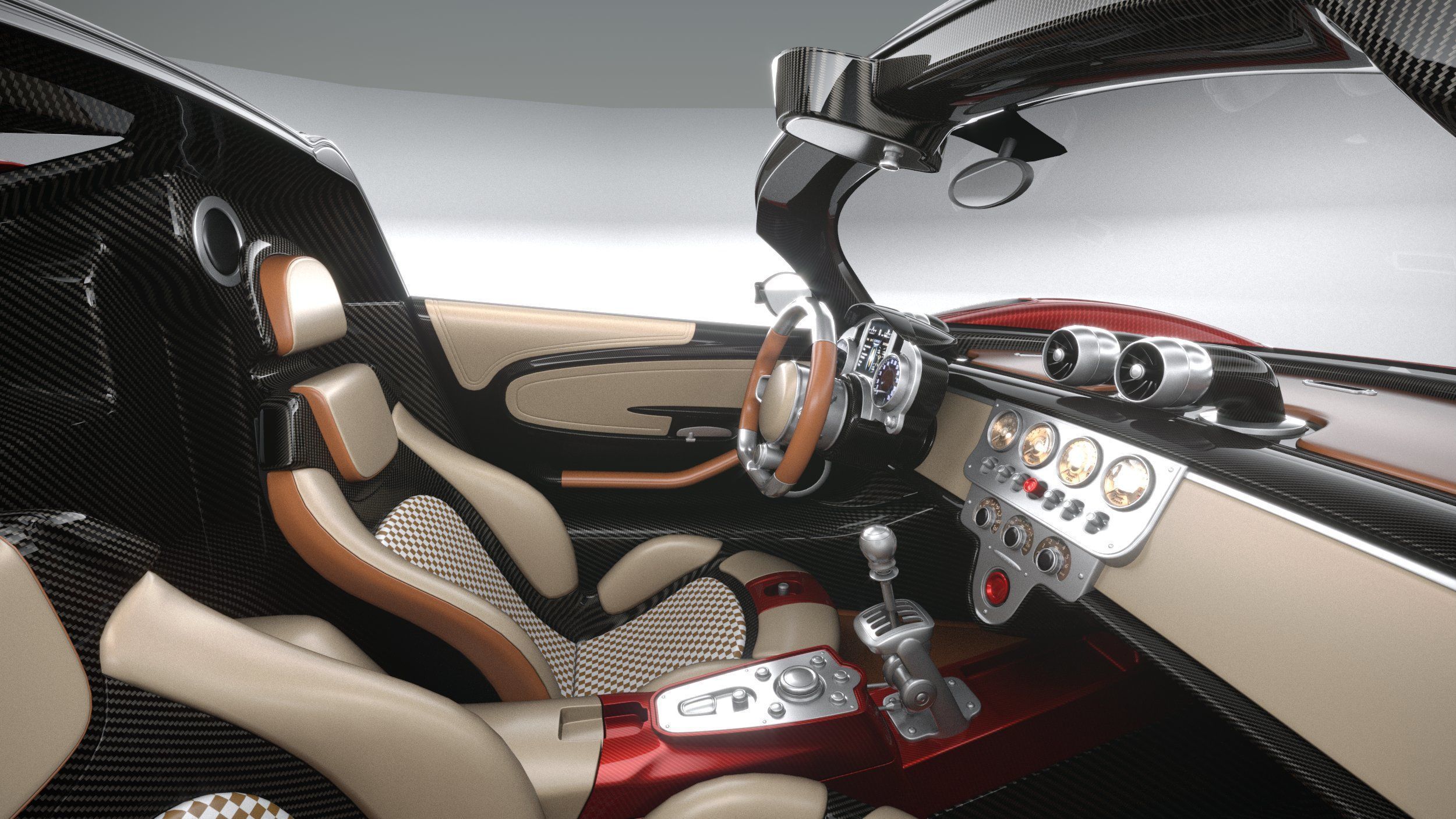 Pagani Utopia Roadster 2025 3D model_28