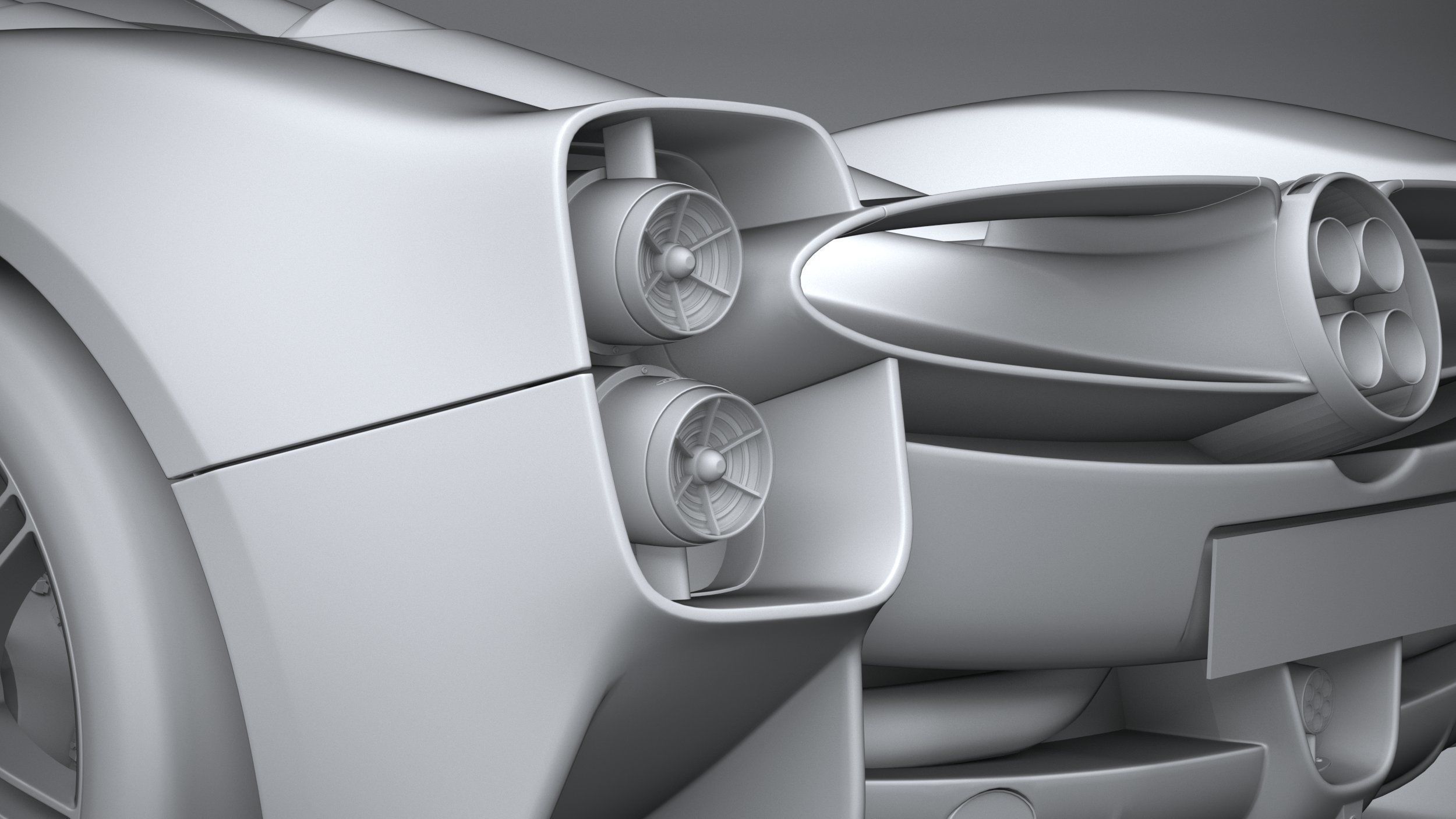 Pagani Utopia Roadster 2025 3D model_24