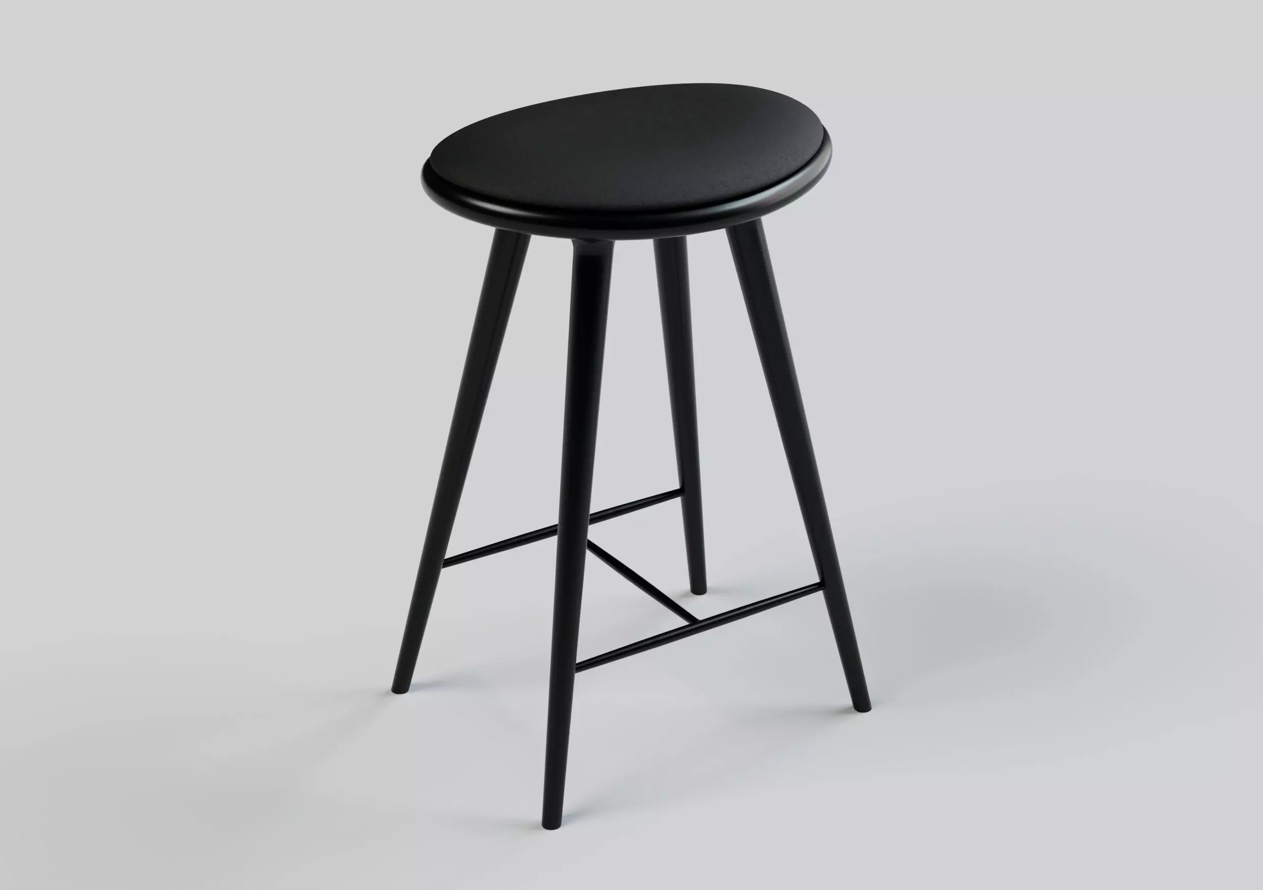 Mater High Stool Low-poly 3D model