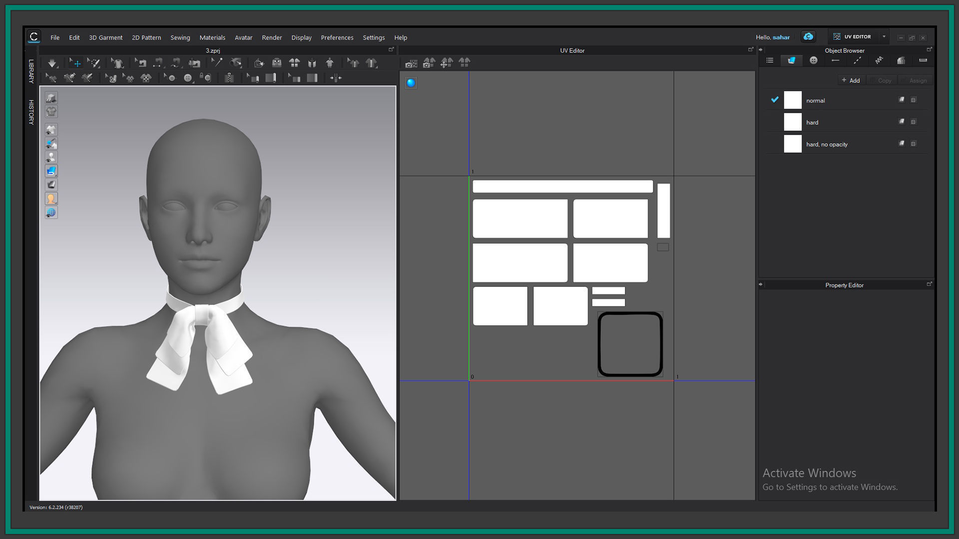 15 female neck choker 3D model_17