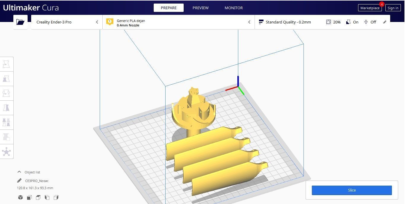 Milling Chip Fan Scrap Cleaner Blowing Dust Device CNC Tool Haas 3D print model_2