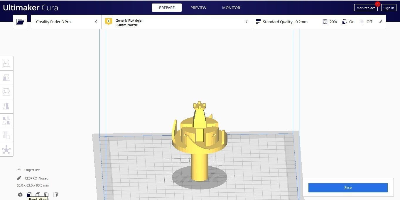 Milling Chip Fan Scrap Cleaner Blowing Dust Device CNC Tool Haas 3D print model_3