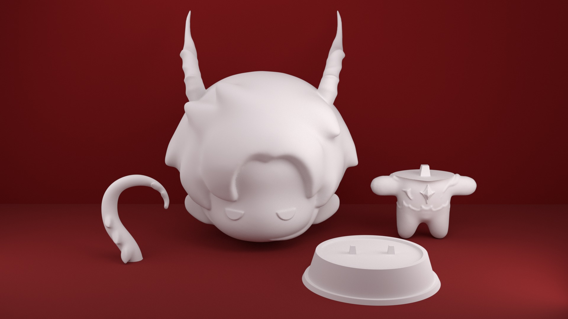 Sylus Dragon Love and Deepspace 3d print model printable 3D print model_2