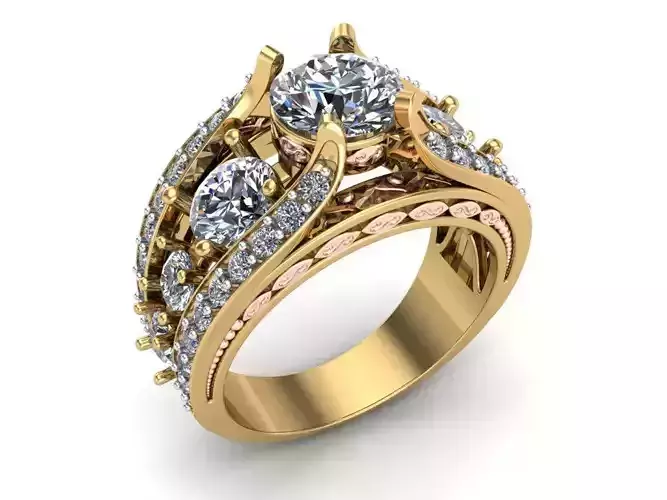Luxury Diamond Ring - 210644