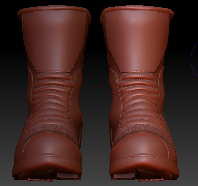 Malaysian Police Uniform  High-Detail Outfit with Accessories Low-poly 3D model_33