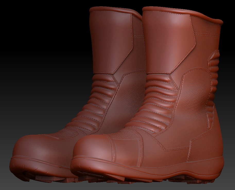 Malaysian Police Uniform  High-Detail Outfit with Accessories Low-poly 3D model_38