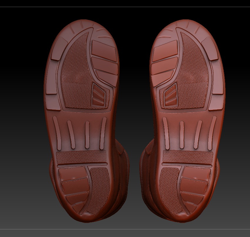 Malaysian Police Uniform  High-Detail Outfit with Accessories Low-poly 3D model_29