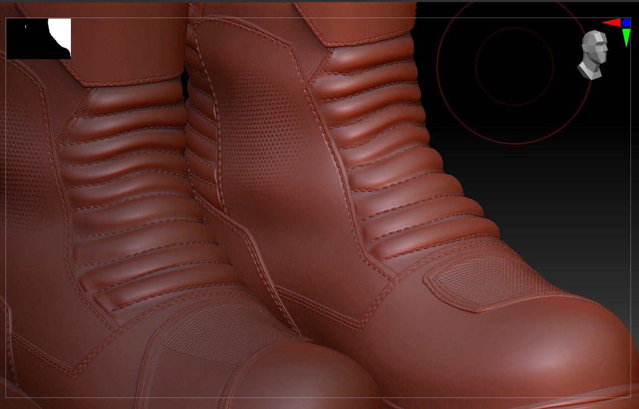 Malaysian Police Uniform  High-Detail Outfit with Accessories Low-poly 3D model_36