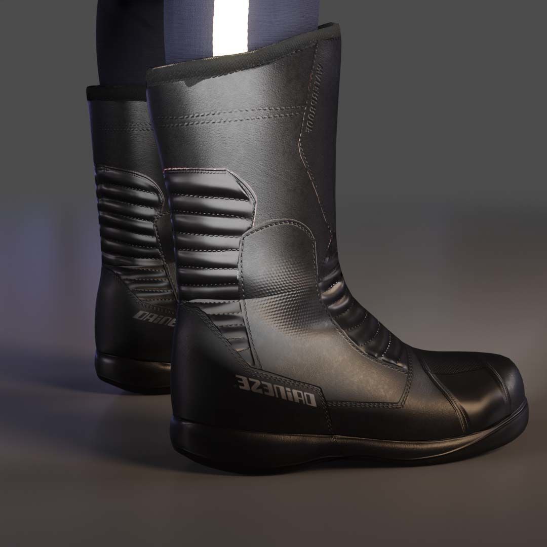 Malaysian Police Uniform  High-Detail Outfit with Accessories Low-poly 3D model_25