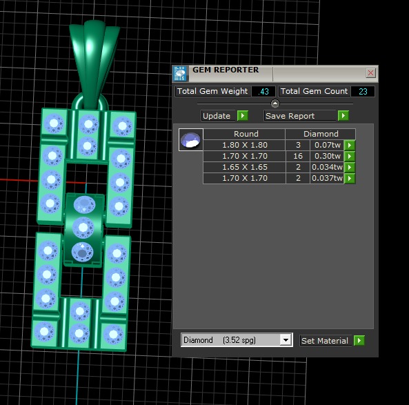 PRECIOUS DESIGN PENDANT 3D PRINTABLE MODEL 3D print model_4