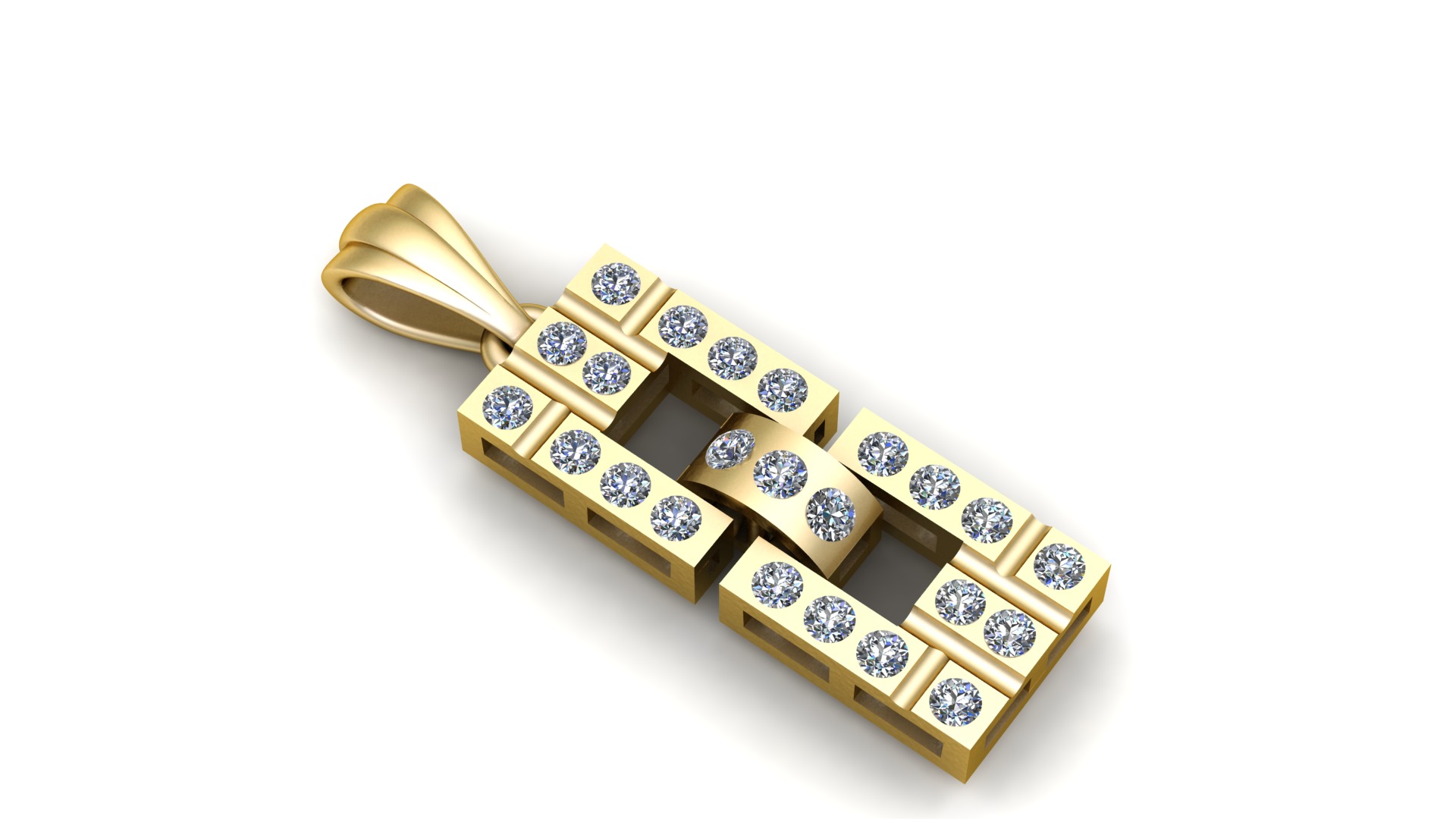 PRECIOUS DESIGN PENDANT 3D PRINTABLE MODEL 3D print model_6